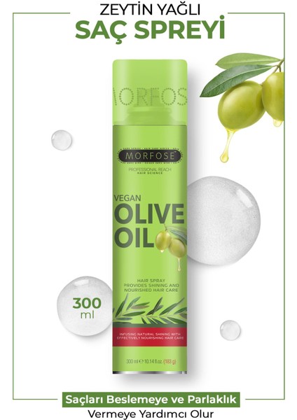 Vegan Zeytinyağlı Saç Spreyi 300 ml