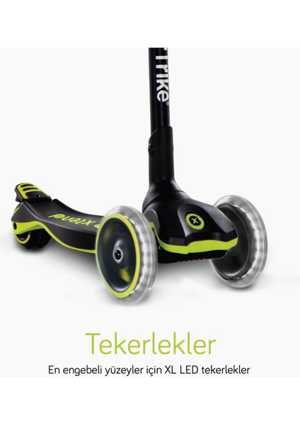 Xtend 3 Aşamalı Büyüyebilen Çocuk Scooterı (3-12 Yaş) - Lime
