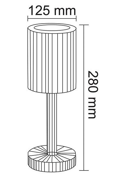 FL-8075 Karasu Mix Şarjlı LED Masa Lambası