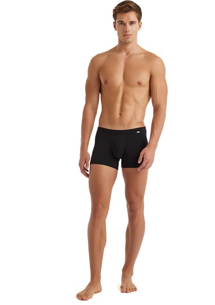 Erkek Modal Elastan Boxer Silver 9310 - Siyah