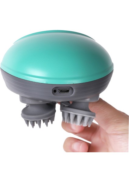 Kafa Masajı Elektrikli Kafa Masajı Akıllı Saç Derisi Masajı Şarj Çok Fonksiyonlu Ahtapot Kedi Pet (Yurt Dışından)