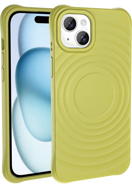 Apple Iphone 15 Plus Kılıf Magsafeli Mat Ultra Korumalı Airbagli Hepi Kapak