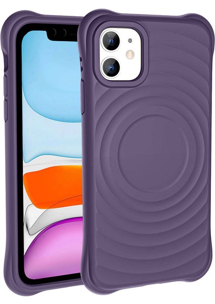 Apple Iphone 11 Kılıf Magsafeli Mat Ultra Korumalı Airbagli Hepi Kapak