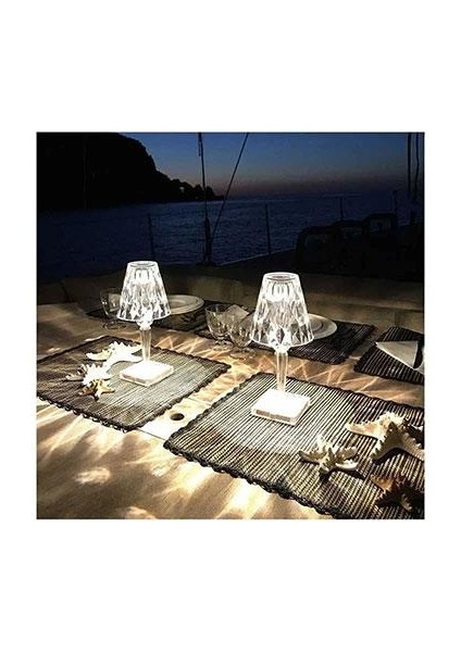 FL-8074 Fırtına Mix Şarjlı LED Masa Lambası