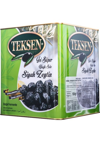 Teksen Yağlı Sele Siyah Zeytin