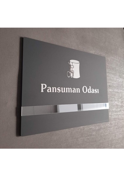 Soft Seri (Pansuman Odası ) Ofis Kapı Isimliği Yönlendirme Tabelası