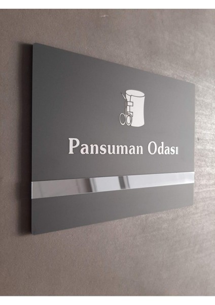 Soft Seri (Pansuman Odası ) Ofis Kapı Isimliği Yönlendirme Tabelası