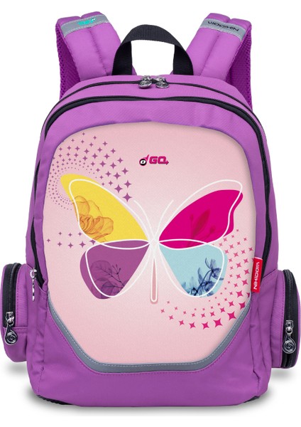 Roller Go Çocuk Ilkokul Sırt Çantası Butterfly