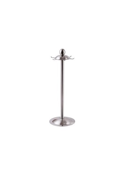 Paslanmaz Çelik Mutfak Eşyaları Tutucu Standı Raf Organizatör 360 Derece Dönen Carousel 6 Hooks Kaşık Dayanıklı ve Tencere Klipleri (Yurt Dışından)