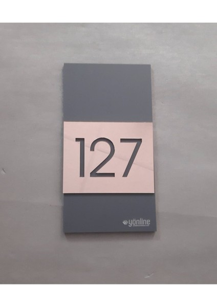 Luxury Rosegold Mirror Serisi Kapı Numarası fırsatları