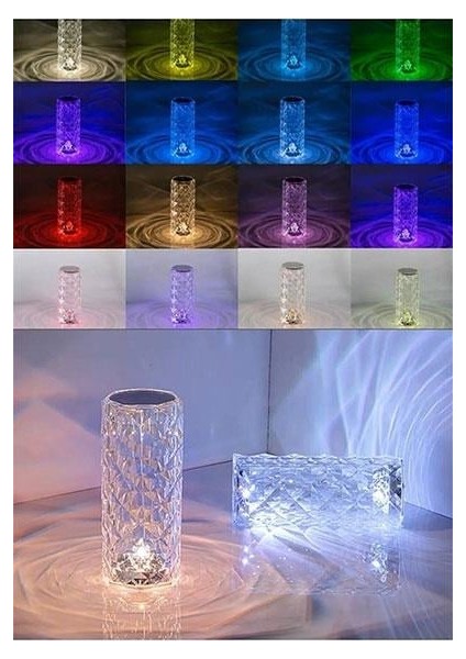 FL-8077 Bozçay Mix Şarjlı Beyaz-Ilık Beyaz-Günışığı Renkli LED Masa Lambası fiyatları
