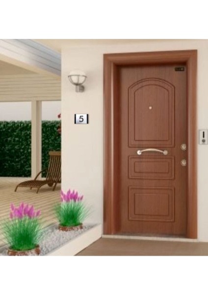 Dekoratif Apartman Kapı Numarası Pleksi-11
