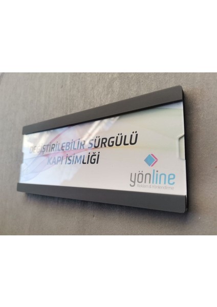 Değiştirilebilir Kendinden Yapışkanlı Sürgülü Kapı İsimliği modelleri