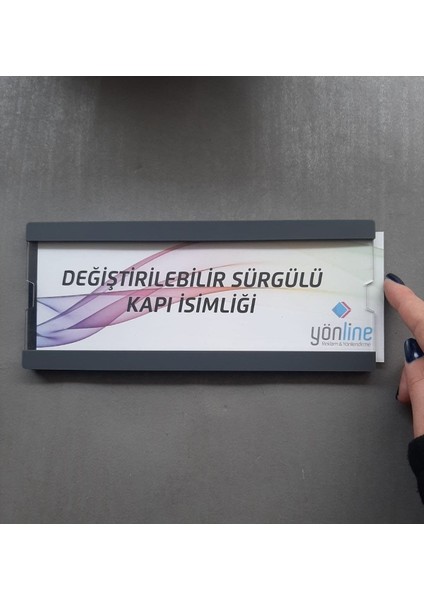 Değiştirilebilir Kendinden Yapışkanlı Sürgülü Kapı İsimliği indirimleri