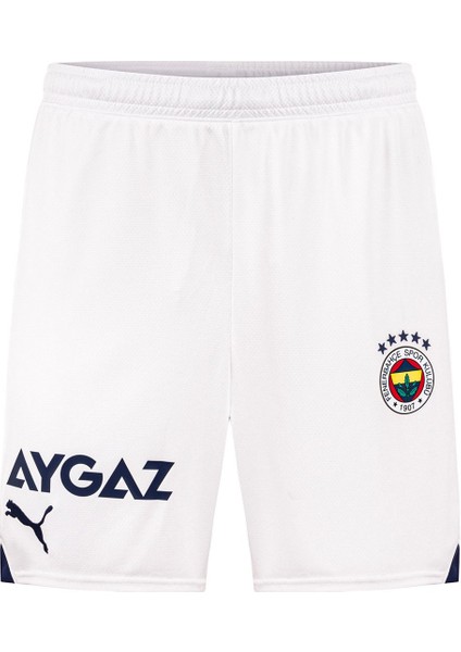 Beyaz Erkek Beyaz Futbol Şort 77202002 Tekli Cepsiz Regular Ter Tutmayan Örme Futbol Sportswear Nor