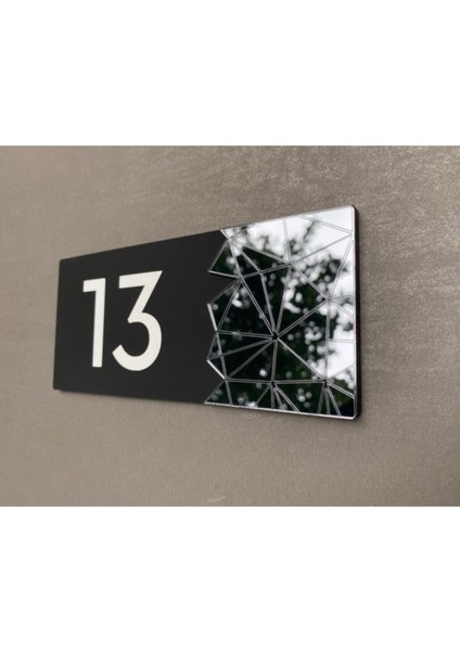 Füme Aynalı Kapı Numarası modelleri