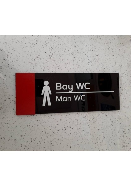 Kırmızı Detaylı Wc Yönlendirme Seti