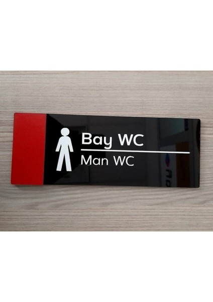 Kırmızı Detaylı Wc Yönlendirme Seti