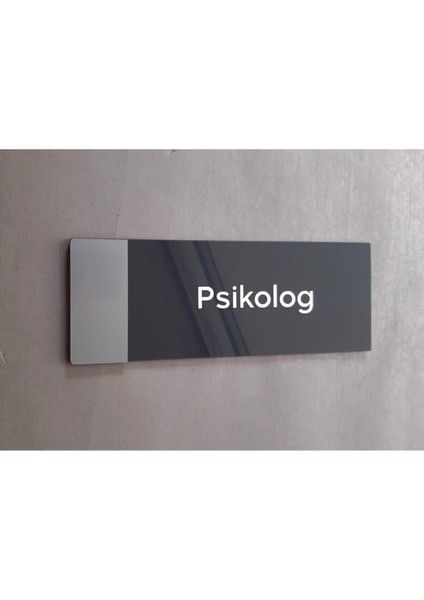 Klasik Seri Psikolog Kapı Isimliği