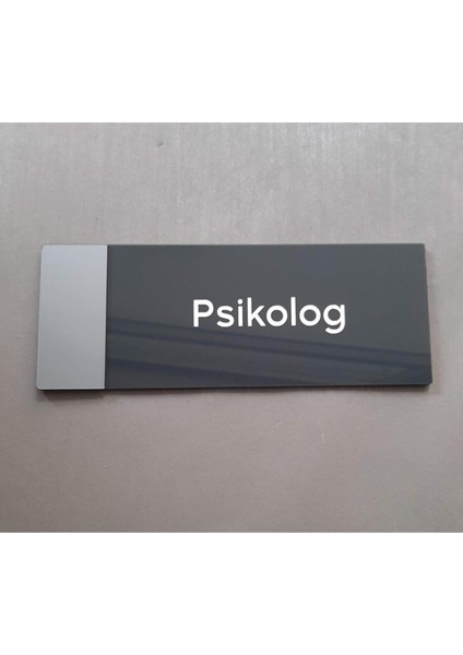 Klasik Seri Psikolog Kapı Isimliği