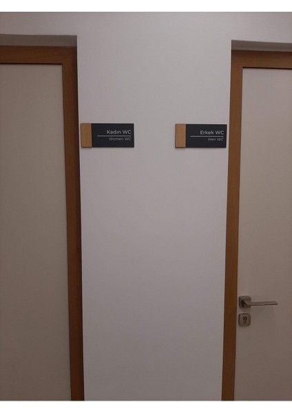 Meşe Serisi Pleksi Wc Yönlendirme Seti modelleri