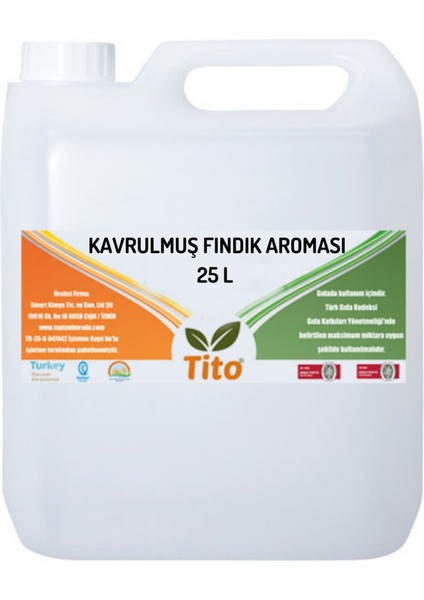 Kavrulmuş Fındık Aroması 25 Litre