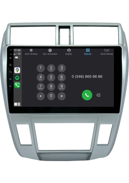 Honda City Android Multimedya Sistemi (2009-2011) CRV-4154XAA indirimleri