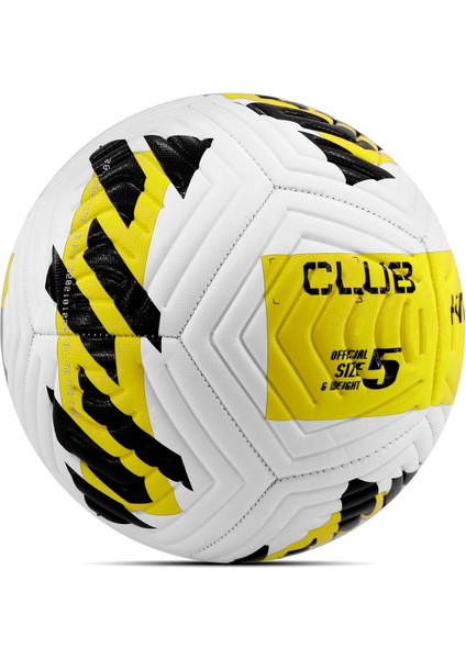 Tekno Trust 5 Numara Profesyonel Futbol Topu Orijinal Sert Beton Zemin Halı Saha Futbol Topu Hibrit No:5 Sarı P