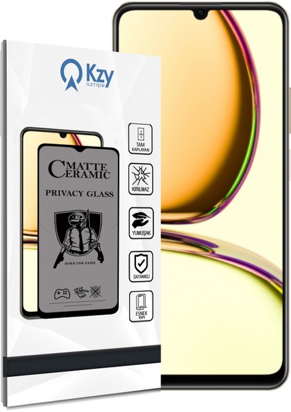 Realme C53 ile Uyumlu Tam Kaplayan Mat Seramik Nano Esnek Hayalet Ekran Koruyucu fiyatları