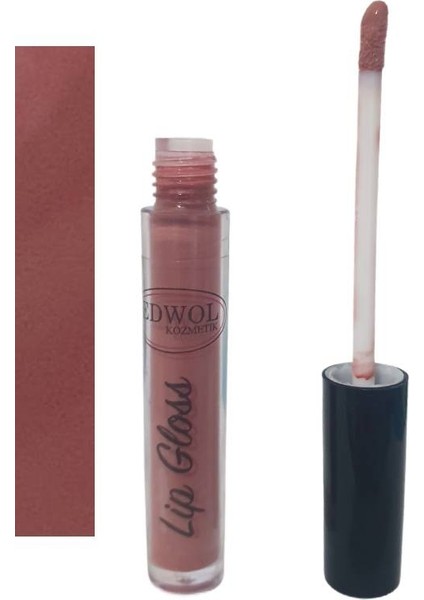 Make Up Likit Işıldayan Parlak Nude Kahverengi Parlak Ruj