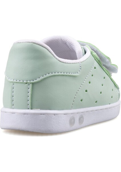 Ortopedik Su Yeşili Işıklı Bebe Spor Ayakkabı modelleri