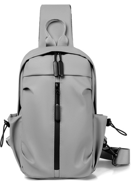 Yeni Çok Fonksiyonlu Spor ve Eğlence Göğüs Çantası Erkek Omuz Çantası Çapraz Çanta Pratik Büyük Kapasiteli Spor Açık Küçük Çanta (Yurt Dışından)