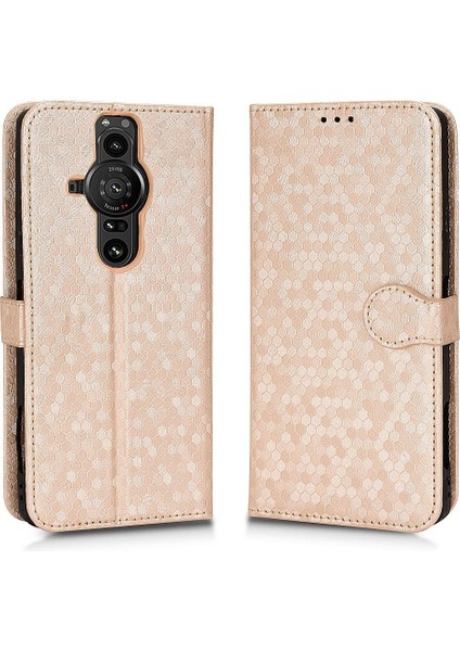 Sony Xperia Pro Için Kılıf-I Manyetik Toka Deri Cüzdan Kapak Geometrik (Yurt Dışından) indirimleri