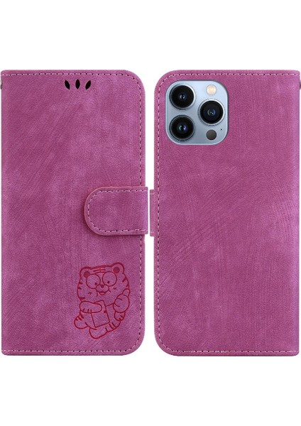 Iphone 13 Için Kılıf Pro Kart Cep Tutucu Kapak Cüzdan Kılıf Kabartmalı Sevimli (Yurt Dışından)