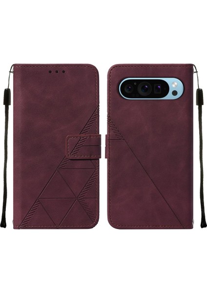 Google Piksel 9 5g Için Kılıf Cüzdan Kapak Kredi Kartı Tutucu Flip Folio Kitap (Yurt Dışından)