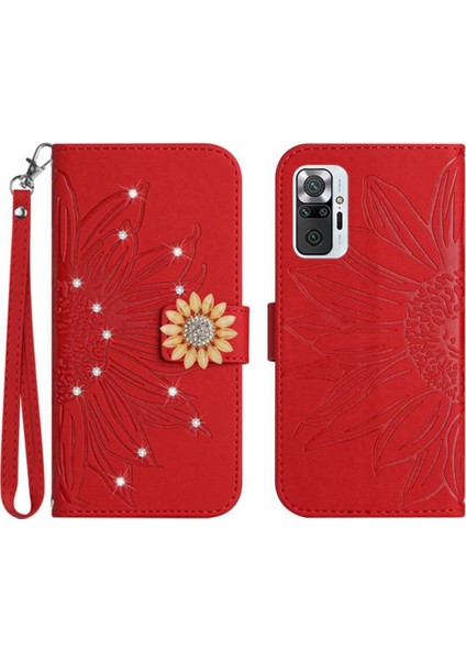 Xiaomi Redmi Için Not 10 Pro Telefon Kılıfı Pu Deri Flip Kapak Tpu (Yurt Dışından)