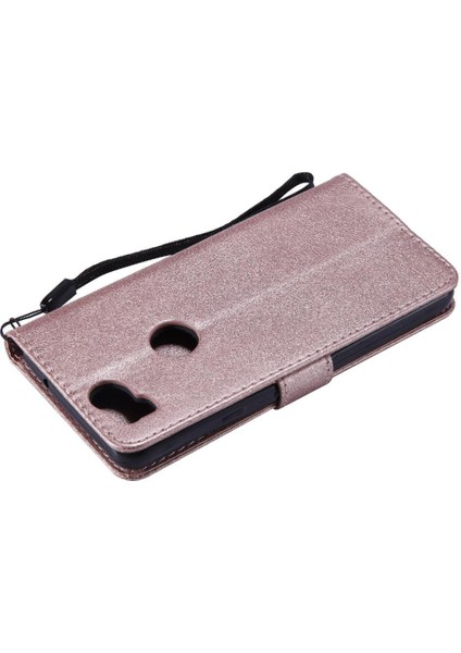 Kart Yuvası Klasik Düz Renk Yüksek Telefon ile Google Piksel 2 Için Flip Case (Yurt Dışından)