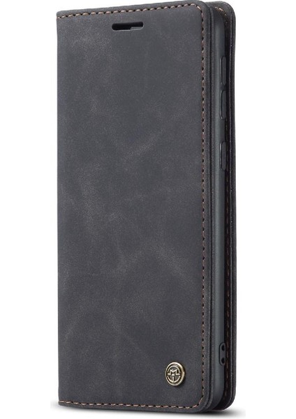 Samsung Galaxy A40 Vintage Pu Deri Cüzdan Manyetik Kılıf Için Flip Case (Yurt Dışından)