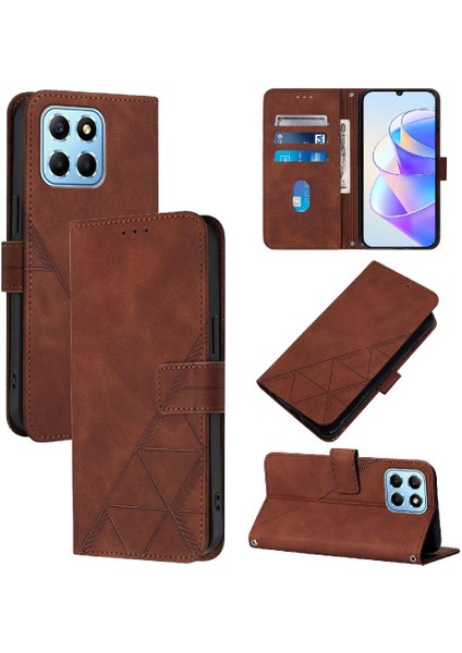 Onur Için Kılıf 70 Lite 5g Cüzdan Kapak Kredi Kartı Tutucu Flip Folio Kitap (Yurt Dışından)