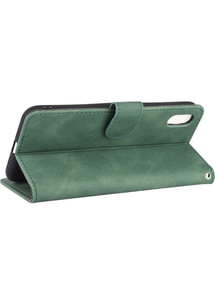 Iphone Xr Kart Ekleme Deri Folio Flip Case Tam Kapak (Yurt Dışından)