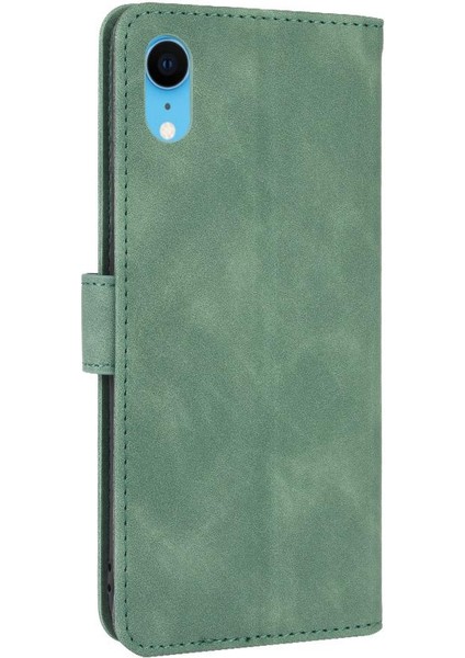 Iphone Xr Kart Ekleme Deri Folio Flip Case Tam Kapak (Yurt Dışından)