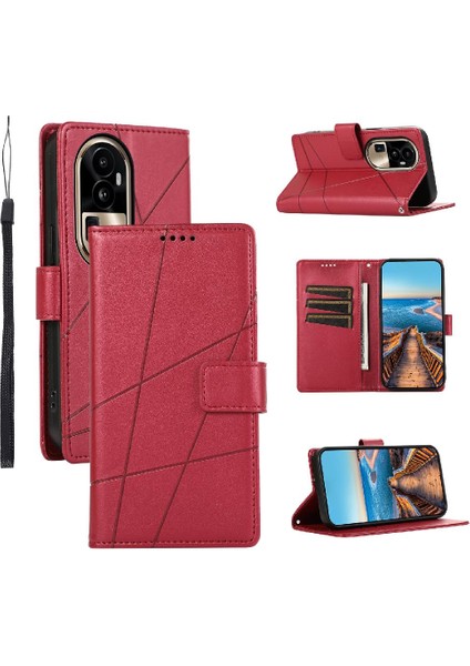 Oppo Oppo 10 Pro Artı Şok Emici Üç Kart Yuvaları Için Flip Case (Yurt Dışından)