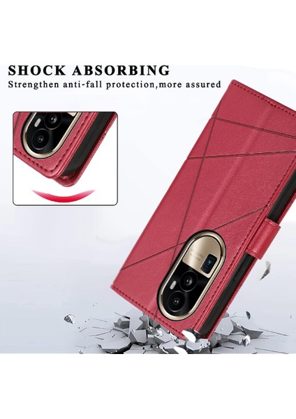 Oppo Oppo 10 Pro Artı Şok Emici Üç Kart Yuvaları Için Flip Case (Yurt Dışından)