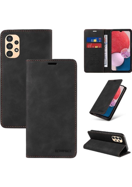 Samsung Galaxy A13 4g Pu Deri Manyetik Koruyucu Folio Cüzdan (Yurt Dışından)