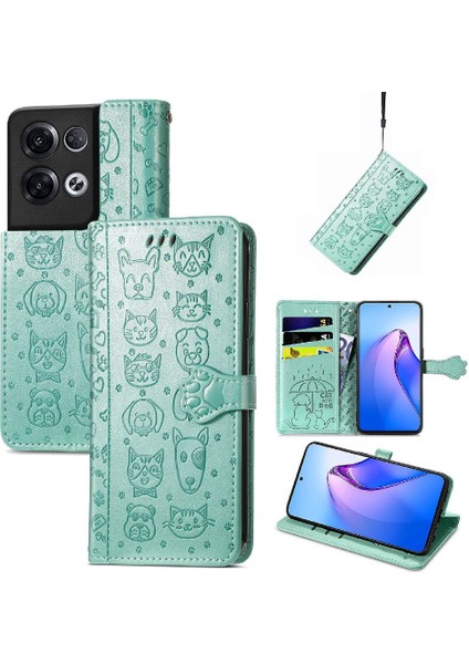 Oppo Oppo 8 Pro Için Kılıf Kılıf Kapak Kapak Kısa Kayış Darbeye (Yurt Dışından)