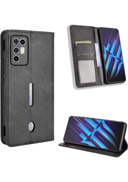 Zte Nubia Kırmızı Sihirli 6r Manyetik Kapatma Pu Deri Cüzdan (Yurt Dışından)