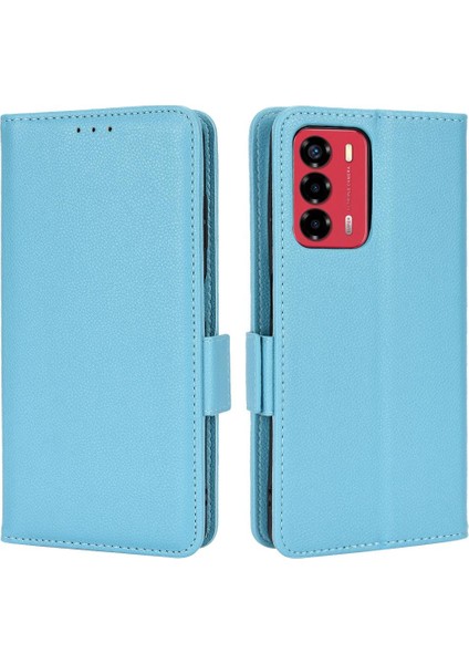 Zte Blade A72 Pu Deri Manyetik Kart Yuvaları Tutucu Cüzdan Tarafı (Yurt Dışından)