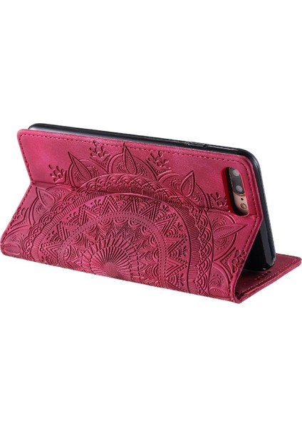 IPhone 6 Için Kılıf Artı/6s Artı Pu Deri Yan Toka Kart Ekleme (Yurt Dışından)