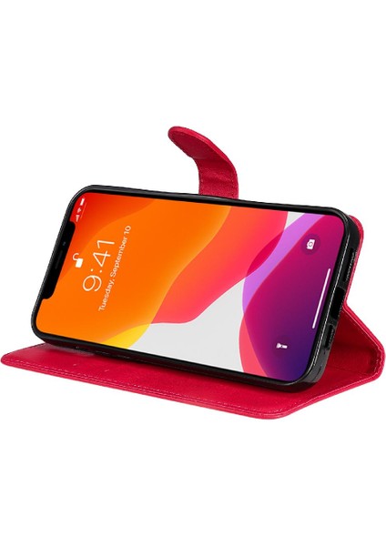 Iphone 13 Için Flip Case Pro Max Iş Cüzdan Telefon Kılıfı Klasik Katı (Yurt Dışından)
