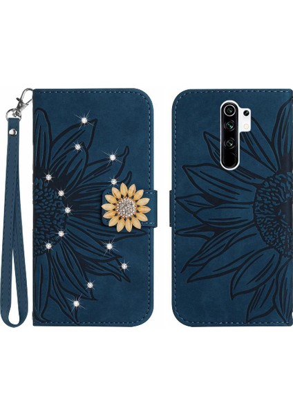 Xiaomi Redmi Için Not 8 Pro Telefon Kılıfı Pu Deri Kapak Çevirin Kart (Yurt Dışından)